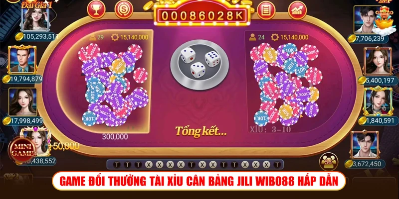 Game đổi thưởng Tài xỉu Cân Bảng JILI Wibo88 hấp dẫn